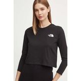 The North Face Kadın Uzun Kollu Tişört NF0A89FKJK31 L/s Simple Dome Crop Tee %60 Pamuk %40 Polyester Rahat Tasarım - Karışık