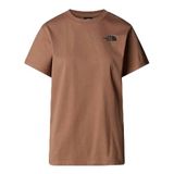 THE NORTH FACE Kadın W S/S Box NSE Relaxed Tee T-Shirt, Latte Tnf Beyaz, M