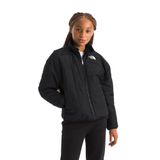 The North Face Kız Çocuk Çift Taraflı Shasta Tam Fermuarlı Ceket (Little Kid/Big Kid) Ceket (1'li Paket), Tnf Siyah, 10 Yaş