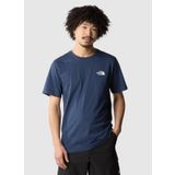 The North Face Lacivert Erkek Bisiklet Yaka Baskılı T-Shirt NF0A89538K21_M S/S NSE GRAPHIC TEE
