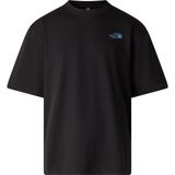 The North Face Liquid Box Nse Oversize Short Sleeve Erkek T-Shirt - NF0A8G9W - M - Siyah