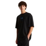 THE NORTH FACE Liquid Logo Oversize T-Shirt, S, 5003365118, Beyaz, Erkek