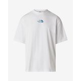THE NORTH FACE Liquid Logo Oversize T-Shirt, XL, 5003365118, Beyaz, Erkek