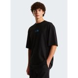 THE NORTH FACE Liquid Logo Oversized T-Shirt, S, 5003365136, Siyah, Erkek