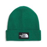 THE NORTH FACE Logo Box Cuffed Unisex Bere, Standart, NF0A8CHE, Yeşil, Unisex Yetişkin