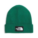 THE NORTH FACE Logo Box Cuffed Unisex Bere, Standart, NF0A8CHE, Yeşil, Unisex Yetişkin