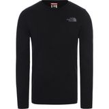 The North Face L/S Easy Tee - Eu Erkek Uzun Kollu T-Shirt - Siyah