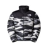 The North Face M 1996 Retro Nuptse Jacket -Print Erkek Outdoor Montu (700 Dolgu Kaz Tüyü) NF0A8D16DJI1 Siyah
