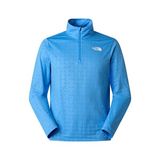 The North Face M 24/7 Pentadome Embossed 1/4 Zıp Tee Erkek Outdoor Tişörtü NF0A8G88H0F1 Mavi