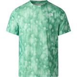 The North Face M 24/7 Short Sleeve T-Shırt Reg-Prınt Erkek Tişört NF0A8G85MDI1 - Yeşil