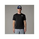 The North Face M 24/7 S/s Tee Reg Erkek Tişört NF0A894BJK31 - L - Siyah - Füme - Beyaz