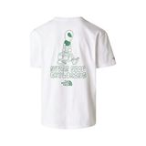 The North Face M Alıen Relaxed Short Sleeve Tee-Graphı Erkek Outdoor Tişörtü NF0A8G9GFN41 Beyaz