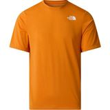 The North Face M Bıtmap Logo Short Sleeves Tee-Graphıc Erkek Tişört NF0A8FTVG5I1 - Turuncu
