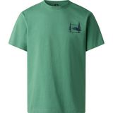 The North Face M Campıng Relaxed Short Sleeve Tee-Graph Erkek Tişört NF0A8GQMG571 - Yeşil