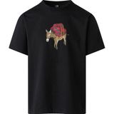 The North Face M Donkey Taxı Relaxed Short Sleeve Tee-G Erkek Tişört NF0A8G9FJK31 - XL - Siyah