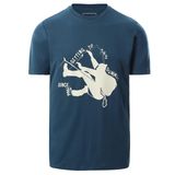 The North Face M Foundation Graphic Tee - Eu Erkek Günlük Tişört NF0A55EFBH71 Lacivert S