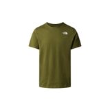 THE NORTH FACE M Foundation Mountain Lines Graphic Tee Erkek T-Shirt Olive