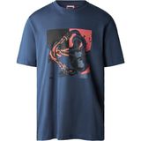 The North Face M Graphic T-Shirt Erkek Tişört Lacivert - Blue