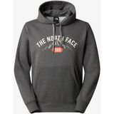 The North Face M Hoodie Varsity Graphic Erkek Sweatshirt NF0A89DJ-DYY - XL - Gri