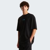 The North Face M Liquid Logo Oversize Short Sleeve Tee- Erkek T-Shirt - Siyah
