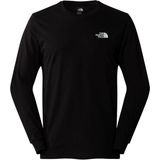 The North Face M L/s Easy Tee Erkek Shirt NF0A87N8JK31 - Siyah
