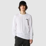 The North Face M L/S Simple Dome Tee Erkek Sweatshirt - Beyaz - XL