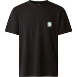 The North Face M Mountaın Logo Rlx Ss Tee-Graphıc Erkek Tişört NF0A8GUUJK31 - XL - Siyah