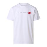 THE NORTH FACE M Nse Reg Ss Tee-Graphic T-Shirt, 2XL, NF0A8GUVFN41, Alb, Erkek