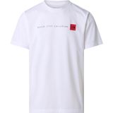 THE NORTH FACE M Nse Reg Ss Tee-Graphic T-Shirt, L, NF0A8GUVFN41, Alb, Erkek