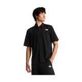 The North Face M Packable Short Sleeve Shirt Erkek Outdoor Kısa Kollu Gömlek NF0A8FTQJK31 Siyah - 2XL