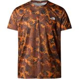 The North Face M Reaxıon Amp Crew Prınt Erkek T-Shirt NF0A8874WKO1 - Yeşil