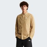 The North Face M Sequoia Uzun Kol Gömlek Pamuklu Klasik Stil Erkek Khaki Renkli