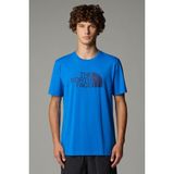 The North Face M SS Easy Tee Mavi Kısa Kol Erkek T-shirt