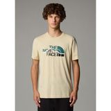 The North Face M Ss Mountain Line Tee Erkek T-Shirt - Açık Kahverengi