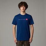 The North Face M Ss Never Stop Exploring Tee Erkek T-Shirt - Mavi