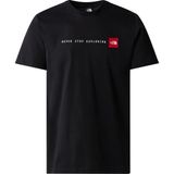 The North Face M S/S Never Stop Exploring Tee Erkek T-Shirt - Siyah - 2XL