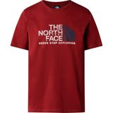 The North Face M S/S Rust 2 Tee Erkek T-Shirt - Koyu Kırmızı