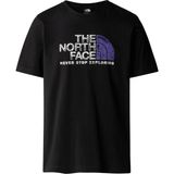 The North Face M S/S Rust 2 Tee Erkek T-Shirt - Siyah - L