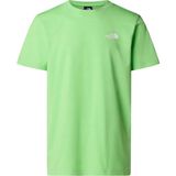 The North Face M Ss Sımple Dome Tee Erkek Nefes Alabilen Kumaşlı Günlük Tişört Doğa Yürüyüşü İçin - Yeşil - XS