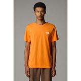 The North Face M SS SIMPLE DOME TEE Turuncu Erkek Kısa Kol T-Shirt