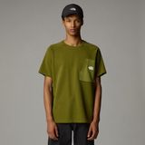 The North Face M Terry Relaxed Tee Erkek T-Shirt - XL - Yeşil