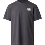 The North Face M Van Lıfe Relaxed Short Sleeve Tee-Grap Erkek Tişört NF0A8GQNRHI1 - 2XL - Gri