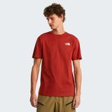 The North Face M Vertical Regular Short Sleeve Tee-Grap Erkek T-Shirt - Kiremit