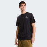 The North Face M Vertical Regular Short Sleeve Tee-Grap Erkek T-Shirt - Siyah