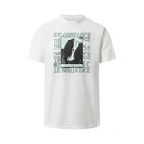 The North Face M Warped Type Graphic S/S Tee Erkek Tişört Beyaz Beyaz S