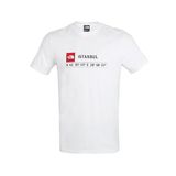 The North Face M/Gps Tee Istanbul Günlük Tişört, S, NF0A8B4KFN41, Beyaz, Erkek
