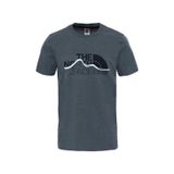 The North Face Mountain Line Gri Erkek T-Shirt