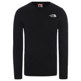 The North Face NF0A2TX1KZ21 L/S Easy Tee EU Siyah Uzun Kollu Erkek T-shirt