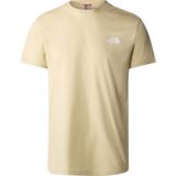 The North Face NF0A2TX58D61 M S/S Simple Dome Erkek Bej Outdoor T-Shirt