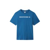 The North Face Nf0A3Bs4M191 M S/S Open Gate Tee Bisiklet Yaka Düz Mavi Erkek T-shirt